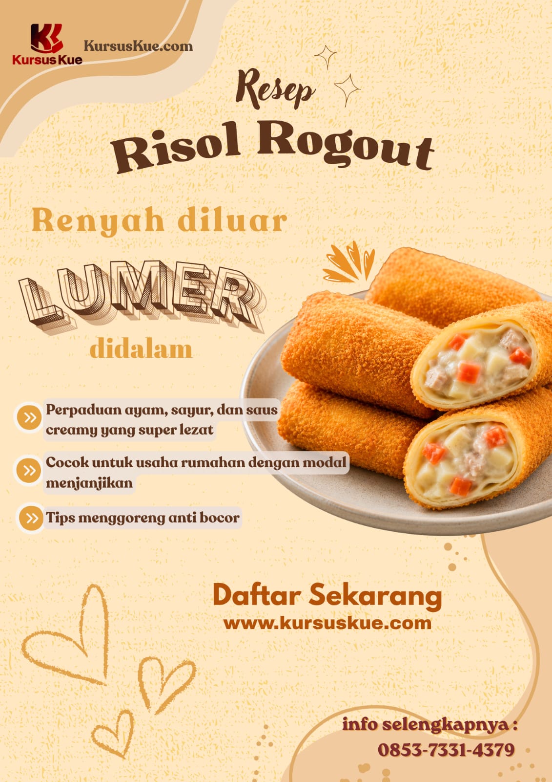 cara membuat risol